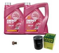 Mann-Filter Mantenimiento mannol 10L Energía 5W-20 para Nissan Patrol Talla + IV