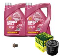 Mann-Filter Mantenimiento mannol 10L Energía 5W-20 para Nissan Pick-Up 2.4