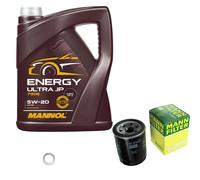 Mann-Filter Mantenimiento MANNOL 5L Energía 5W-20 para Hyundai i10 1.1 1.2