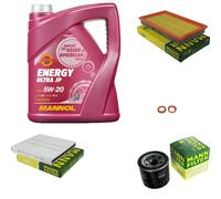 Mann-Filter Mantenimiento mannol 5L Energía 5W-20 para Nissan X-Trail 2.5 4x4