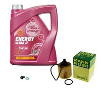 Mann-Filter Mantenimiento mannol 5L Energía 5W-20 para Toyota Yaris Funda De 1.3