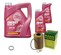 Mann-Filter Mantenimiento mannol 7L Energía 5W-20 para BMW 7er 735i Il De