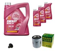 Mann-Filter Mantenimiento mannol 8L Energía 5W-20 para Jeep Compass 2.4 4x4