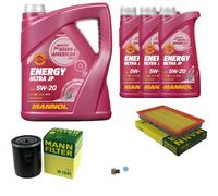 Mann-Filter Mantenimiento mannol 8L Energía 5W-20 para Nissan Serena 1.6