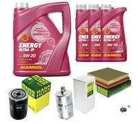 Mann-Filter Mantenimiento mannol 8L Energía 5W-20 para Porsche 911 Cabriolet