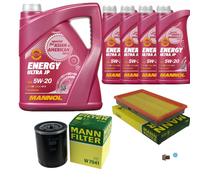 Mann-Filter Mantenimiento mannol 9L Energía 5W-20 para Nissan Serena 1.6