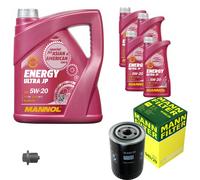 Mann-Filter Mantenimiento mannol 9L Energía 5W-20 para Porsche 911 Cabrio
