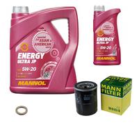 Mann-Filter Mantenimiento mannol Energía 5W-20 6L para Honda Jazz II 1.2i-DSI