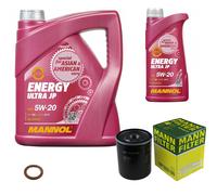 Mann-Filter Mantenimiento mannol Energía 5W-20 6L para Mazda 626 III 2.0D .