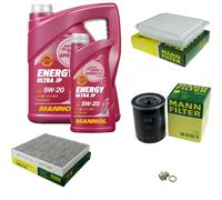 Mann-Filter Mantenimiento mannol Energía 5W-20 6L para Mitsubishi Outlander