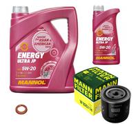 Mann-Filter Mantenimiento mannol Energía 5W-20 6L para Nissan Pick-Up 2.4 4WD