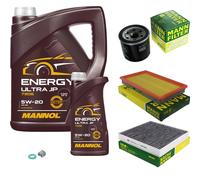 Mann-Filter Mantenimiento MANNOL Energía 5W-20 6L para Nissan X-Trail 2.5 4x4