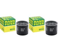 MANN-FILTER, MW 65 Filtro de aceite (Paquete de 2)