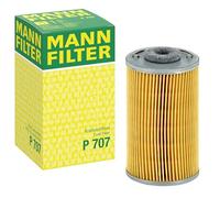 MANN-FILTER Filtro de combustible P 707 para camiones, autobuses y vehículos de utilidad