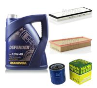 MANN-FILTER Paquete de inspección 5L MANNOL Defender 10W-40 para Peugeot 306