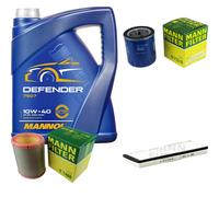 MANN-FILTER Paquete de inspección 5L MANNOL Defender 10W-40 para Peugeot 306