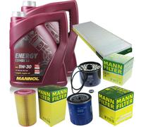 MANN-FILTER Paquete de inspección MANNOL 10L Combi de energía LL 5W-30