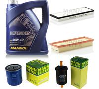MANN-FILTER Paquete de inspección MANNOL 5L Defender 10W-40 para Peugeot 306