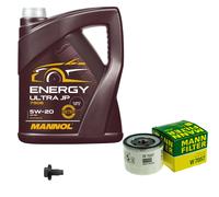 MANN-FILTER Paquetes De Inspección MANNOL 5L Energy 5W-20 Para Ford C-Max II 1.0