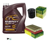 MANN-FILTER Paquetes De Inspección MANNOL 5L Energy 5W-20 Para Toyota Aygo 1.0