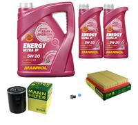 MANN-FILTER Paquetes De Inspección MANNOL 7 L Energy 5W-20 Para Nissan Almera I
