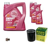 MANN-FILTER Paquetes De Inspección MANNOL 9 L Energy 5W-20 Para Nissan Almera I