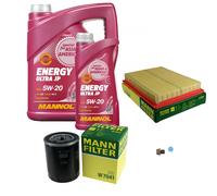 MANN-FILTER Paquetes De Inspección MANNOL Energy 5W-20 6L Para Nissan Almera I