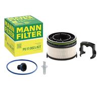 MANN-FILTER Filtro de combustible PU 11 002 z KIT – para turismos, calidad original OE