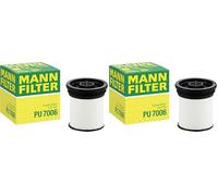MANN-FILTER PU 7006 Filtro de combustible - para Automóviles + Vehículos de transporte (Paquete de 2)
