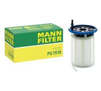 MANN-FILTER Filtro de combustible PU 7018 para automóviles y vehículos de transporte