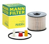 MANN-FILTER, PU 830 x Filtro de combustible | Para Turismos, Protección sistema combustible, Protección inyectores, Combustible limpio, Calidad original OE