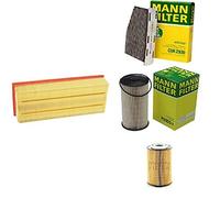 Mann-Filter Service Paket mit 1x Luftfilter C35154, 1x Innenraumfilter CUK2939, 1x Kraftstofffilter PU825X, 1x Ölfilter HU1291/1Z