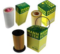 MANN-FILTER Set Aire Aceite Combustible para BMW 3er Compacto E46 318td Touring