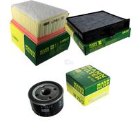 MANN-FILTER Set Aire Habitáculo Aceite para Renault Scénic II JM0/1_ 1.4