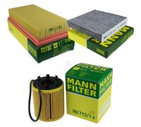 MANN-FILTER Set Aire Habitáculo Aceite para Suzuki Swift III Mz Ez 1.3
