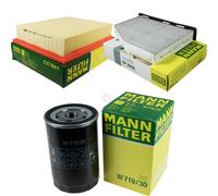 MANN-FILTER Set Aire Habitáculo Aceite para VW Golf IV Cabrio 1E7 2.0 10153175