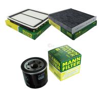 MANN-FILTER Set Aire Innenraum- & Filtro de Aceite para Subaru Legacy V Estación
