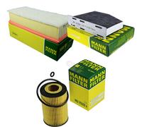 MANN-FILTER Set Aire Interior Aceite Para Yeti 5L 2.0 TDI 4x4 8U QUATTRO