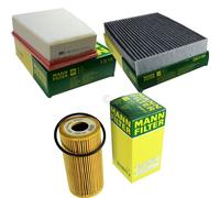 MANN-FILTER Set De Aire Aceite Interior Renault Grand Scénic III JZ0/1_ 1.6 DCI