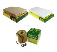 MANN-FILTER Set De Aire Interior Y Aceite Para BMW 5 Series E60 520i Touring E61