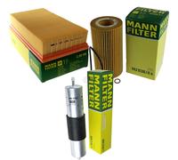 MANN-FILTER Set Filtro de Aceite Del Aire Combustible para BMW 7er E38 750 I La