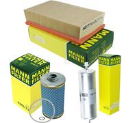 MANN-FILTER Set Filtro de Aceite Del Aire Combustible para BMW 8er E31 850Ci Cs