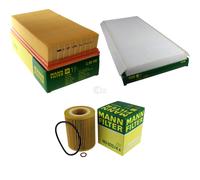 MANN-FILTER Set Filtro de Aire Filtro Habitáculo Aceite para BMW X5 E53 3.0i