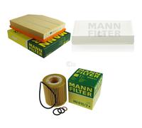 MANN-FILTER Set Filtro de Aire Habitáculo Aceite para BMW Z4 E85 2.0i 973545