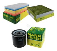 MANN-FILTER Set para de Radio de Toyota Yaris SCP9_ NSP9_ KSP9_ NCP9_ ZSP9_ 1.4