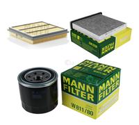 MANN-FILTER Set Para Mitsubishi Pajero II V3_W V2_W V4_W 3.0 V6 24V 4WD Canvas