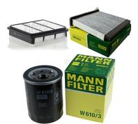 MANN-FILTER Set Para Mitsubishi Pajero Sport II KH KG 3.0 4WD