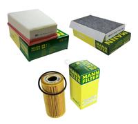 MANN-FILTER Set Para Renault Megane III Coupe 1.6 DCI Grandtour KZ0/1 EZ0/1