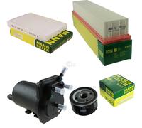 MANN-FILTER Set Para Renault Thalia LB0/1/2 1.5 DCI Kangoo KC0/1 SB0/1/2