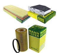 MANN-FILTER SET Para VW Passat CC 357 2.0 TSI Golf IV Cabriolet 1E7 1K1 GTI TFSI